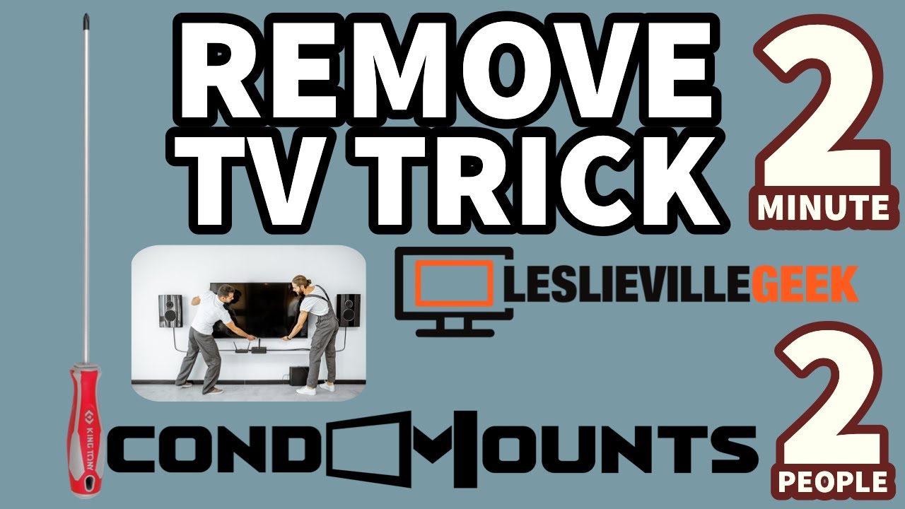 How To Unmount A Tv With Strings