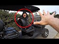 We CAUGHT Knock Knock in our Golf Cart! *CHASED*