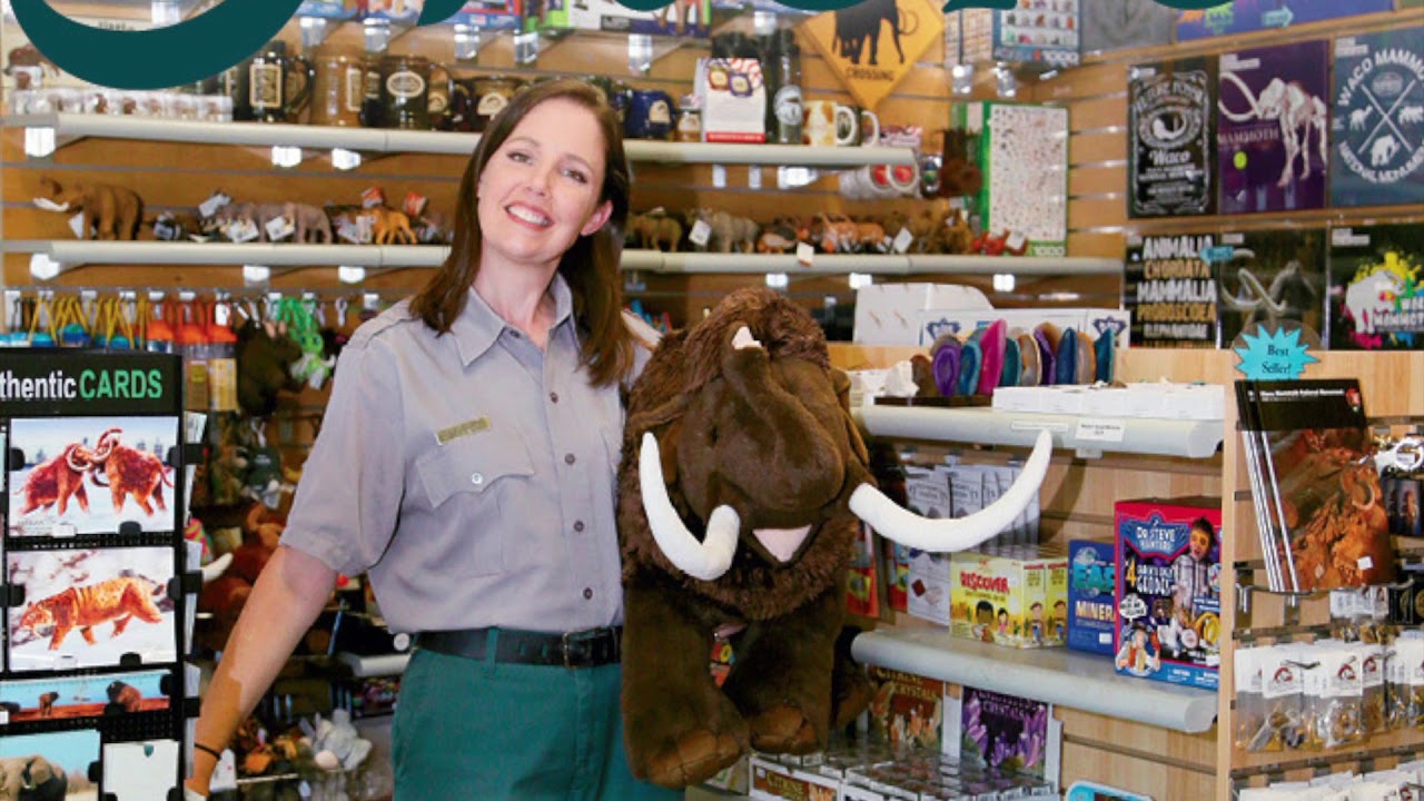 Waco Mammoth National Monument Gift Shop featured in Magazine HD Mpeg YouTube