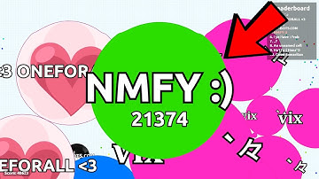 How To Beat Savage Teams! Agar.io Solo Gameplay