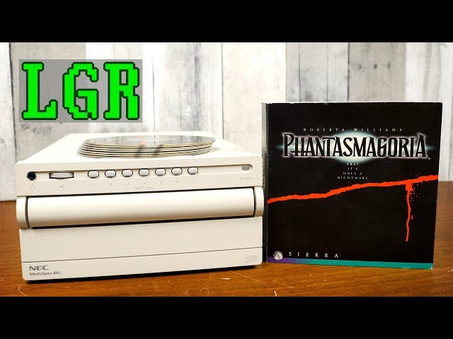 LGR - Massive 7X NEC CD-ROM Changer From 1995! class=