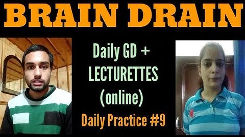 Lecturettes for SSB|| BRAIN DRAIN || Daily practice #9 || TARGET DEFENCE FORCES