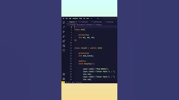 Single Inheritance In CPP 🔥 #coding #computerscience #code #cpp #learncode #codelearning #program