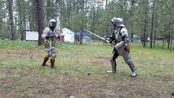 Zornhut vs. Sir Nicholas- Full harness fight, 1st pass - Celtic Revolt 2032