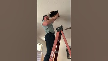 How to repair ceiling drywall