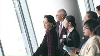 スー・チー氏東京スカイツリーへ 先端技術視察も(13/04/18) スーチー 検索動画17 スー・チー氏東京スカイツリーへ 先端技術視察も(13/04/18) スーチー 検索動画 17