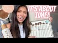 Putting NEW MAKEUP BRUSHES to the test! Thoughts on Ilia Skin Tint