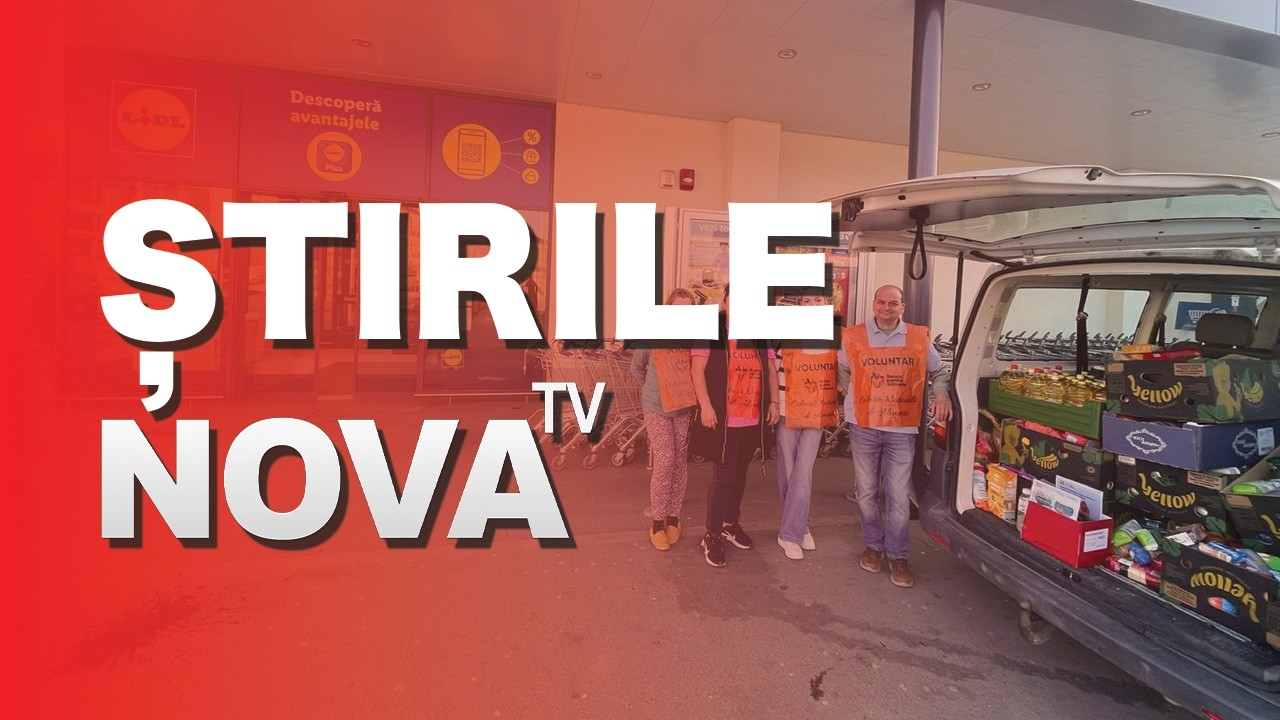 Colecta națională de alimente la Mediaș | Voluntarii Auxila, prezenți la 4 magazine | novatv.ro