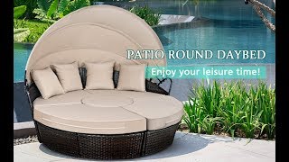 The Best SUNCROWN Outdoor Patio Round Daybed  REVIEW