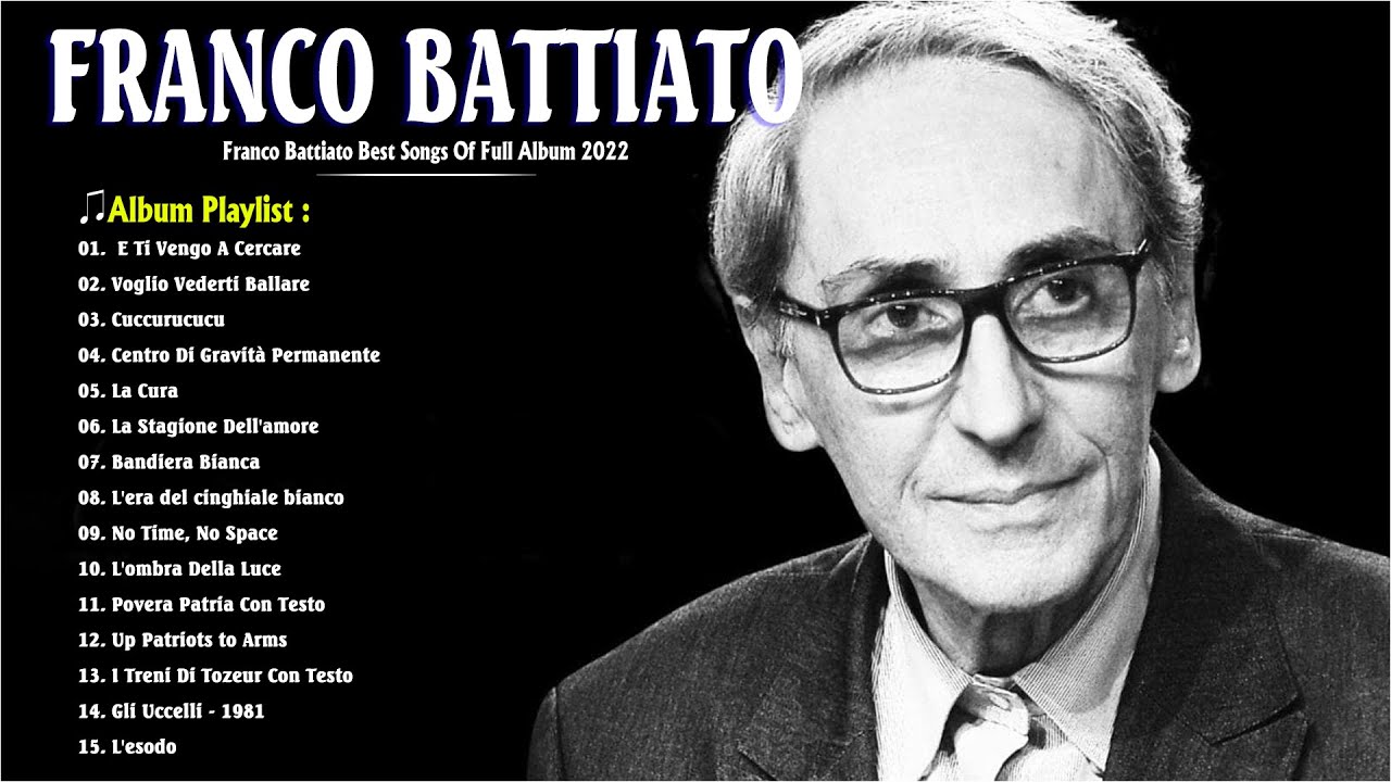 Franco Battiato Greatest Hits Full Album 2022 || Franco Battiato Top 15 ...