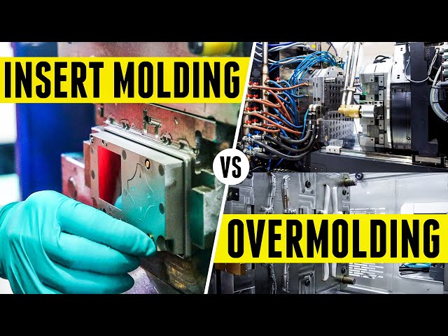 INSERT MOLDING vs OVERMOLDING  Two-Shot Injection Molding EXPLAINED -  Serious Engineering - Ep16 