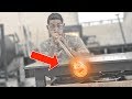 Shaping 2000ºF Molten Glass!