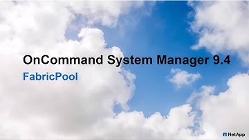 FabricPool using OnCommand System Manager 9.4