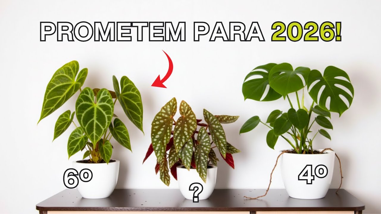 8 Plantas que Todo mundo vai Querer ter em 2026!