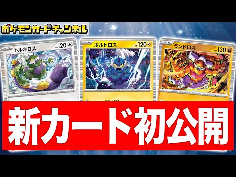 【初公開】新登場のトルネロス、ボルトロス、ランドロスを登場!さらにかっこよすぎるAR(アートレア)も3枚公開!【ブラックボルト/ホワイトフレア/ポケモンカード】