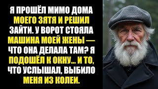 видео: Я прошёл мимо дома моего зятя и решил зайти. У ворот стояла машина моей жены — что она делала там?.. картинка: Я прошёл мимо дома моего зятя и решил зайти. У ворот стояла машина моей жены — что она делала там?..