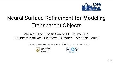 [CVPR 2024] Differentiable Neural Surface Refinement for Transparent Objects