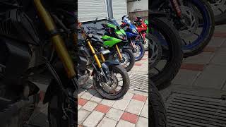 Bikes line up #trending #bike #viral #shorts