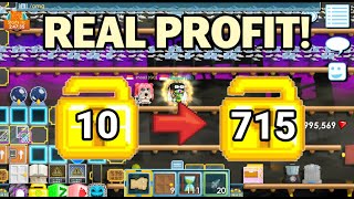 REAL PROFIT METHOD TO GET PROFIT IN GROWTOPIA 2024 🤑| Growtopia Profit | Growtopia
