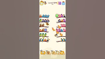 Bird sort calar game leval 1244 #games #colorgame #leveldesign #gaming #gaming game play romantic