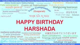 Harshada   Languages Idiomas - Happy Birthday
