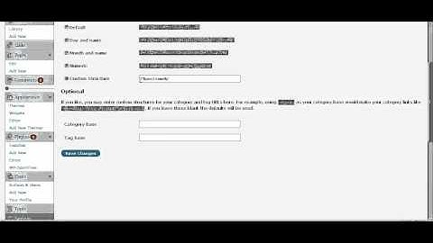 How to fix a wordpress permalinks error