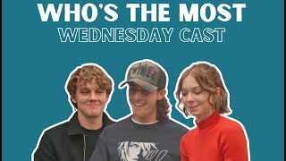 #DIFPARIS : Who's the most with the cast of Wednesday