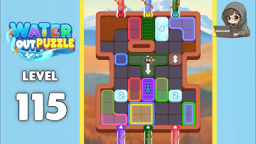 Water Out Puzzle level 115 solution