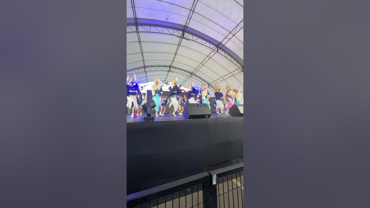 Awa Odori music and dance during the Tokyo Expo al CentralWord, Bangkok, 4 February 2024