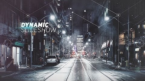 Dynamic Slideshow (After Effects template)