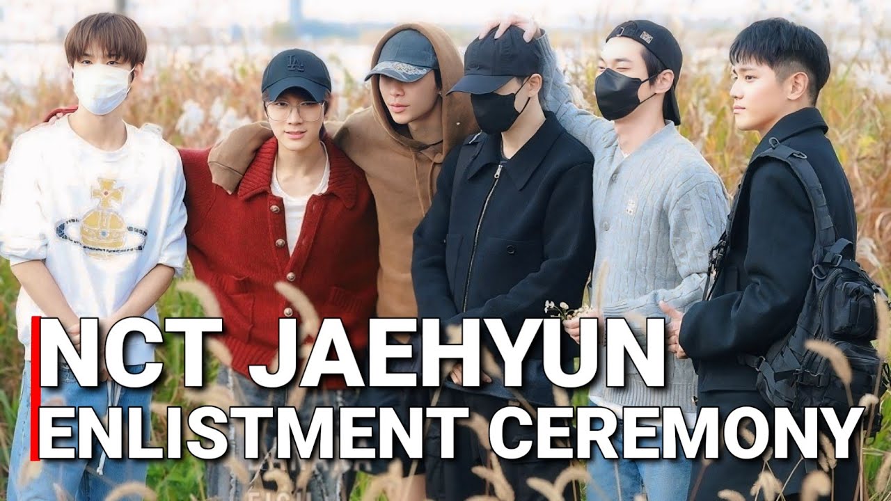 Церемония зачисления Джэхёна из NCT в армию с NCT FULL FANCAM 241104