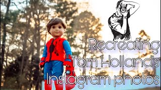Recreating Tom Hollands Instgram photos with my Tom Holland doll