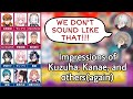 impressions of kuzuha, kanae, and others(again) | Nijisanji eng subs