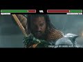 Aquaman vs. Oceanmaster final fight WITH HEALTHBARS | HD | Aquaman (REMAKE)