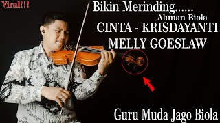 Merdunya Alunan Biola CINTA - Krisdayanti & Melly Goeslaw Violin Cover Guru Muda Rudi Alamsyah