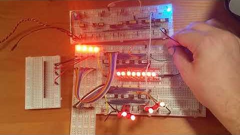8 Bit Computer: Registers and Bus