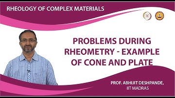 Problems during rheometry – example of cone and plate