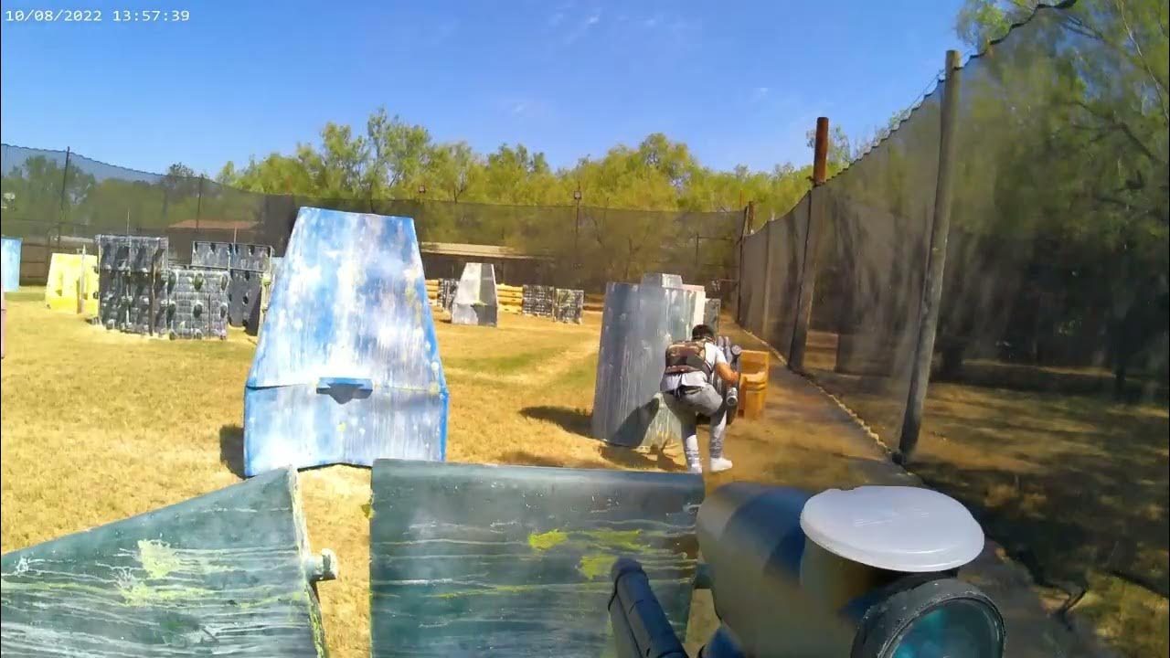 Charlie's Paintball San Antonio, TX Tippmann A5 3 4v4 Game Play 100822