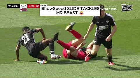 IShowSpeed SLIDE TACKLES Mr.Beast!