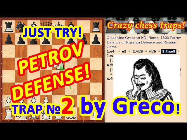 Learn the Russian Game Trap in Chess. #chesstok #chess #chessgame #che