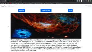 Nasa-news || Web development || Nodejs || Express.js  || API screenshot 5