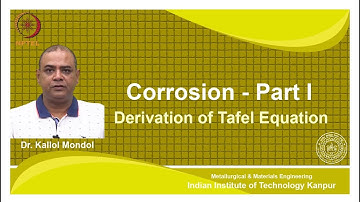 noc18-mm14 Lecture 34-Derivation of Tafel Equation