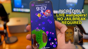 GET INCREDIBLE LIVE Dynamic Wallpapers on iOS 18! ALL DEVICES! WORKS on iPhone 16 Pro!  [Nugget]