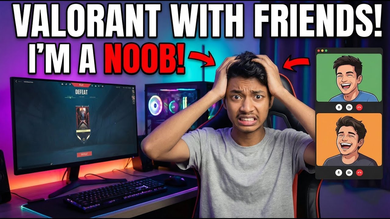 Playing Valorant wih my W Team 💀