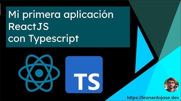 Mi Primera Aplicación React con #typescript.