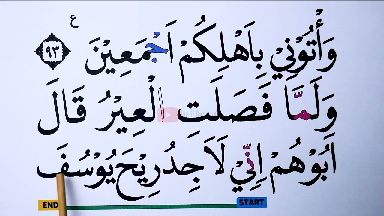 KHUSUS LANSIA KHATAM III BELAJAR MENGAJI SURAH YUSUF AYAT 88-111 HURUF EKSTRA BESAR