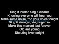 Gary Barlow - Sing (Lyrics) *HQ AUDIO* [Commonwealth]