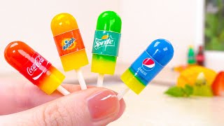 frozen miniature coca fanta sprite pepsi popsicles coolest tiny rainbow tropical fruit ice cream