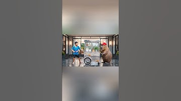 Capybara cùng anh giúp bà lau xe cá viên chiên và cái kết #capybara