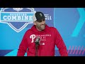 Nick Sirianni Speaks at the 2023 NFL Combine